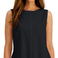Karen Scott Women's Sleeveless Shell Top Black Size X-Large
