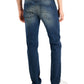 INC International Concepts Men's Tinted Slim Fit Straight Legged Jeans Blue Size 36