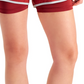 ID Ideology Women's Performance Layered Look Shorts Red Size XS