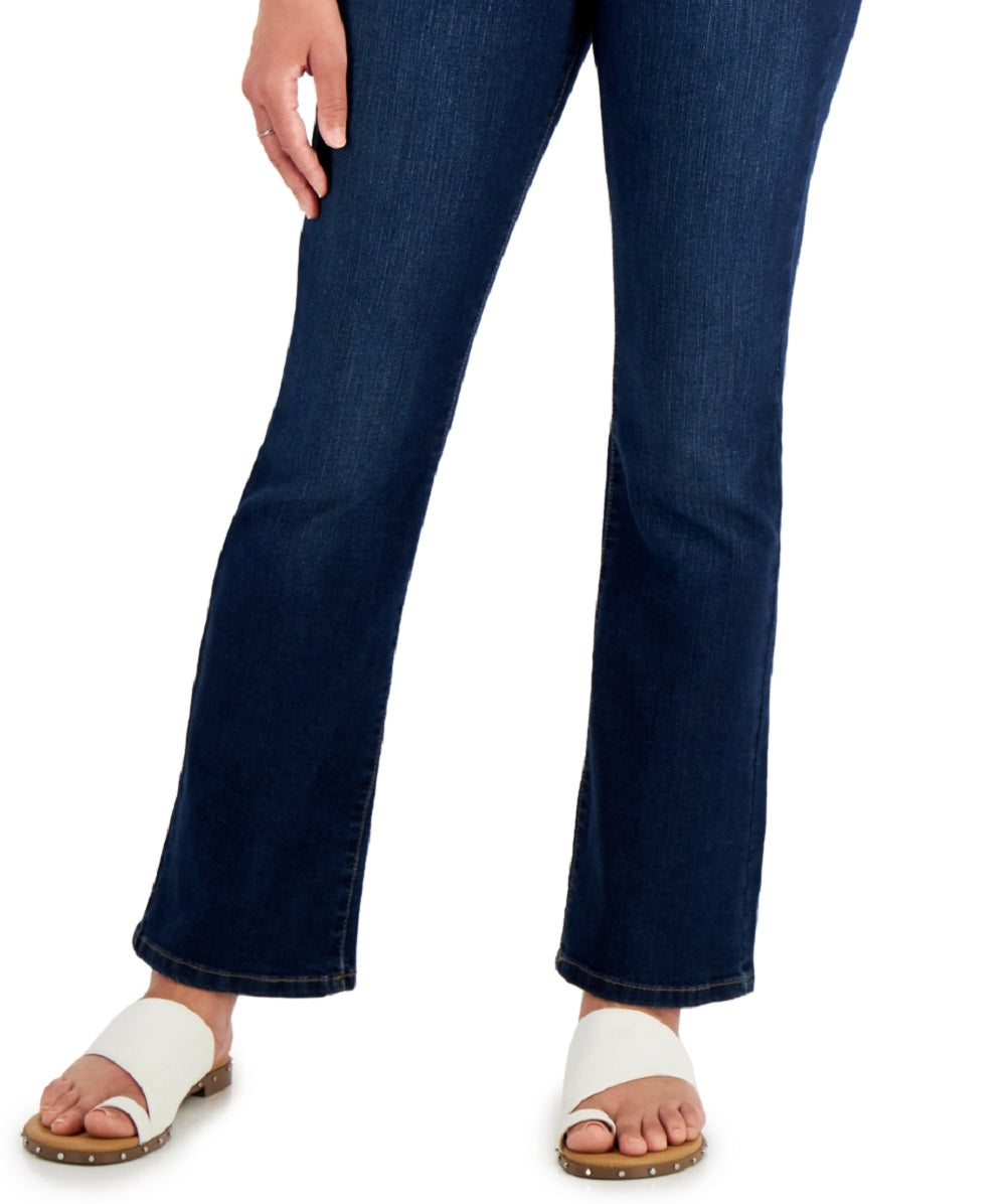Style & Co Women's High Rise Bootcut Jeans Blue Size 18