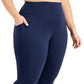 ID Ideology Women's Cropped Leggings Blue Size 1X