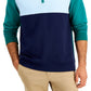 Club Room Men's Colorblocked Quarter Zip Fleece Sweatshirt Green Size XX-Large