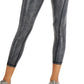 ID Ideology Women's Active Shine 7/8 Length Leggings Black Size Large