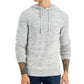 Sun + Stone Men's Solid Marled Hooded Sweater Gray Size Large