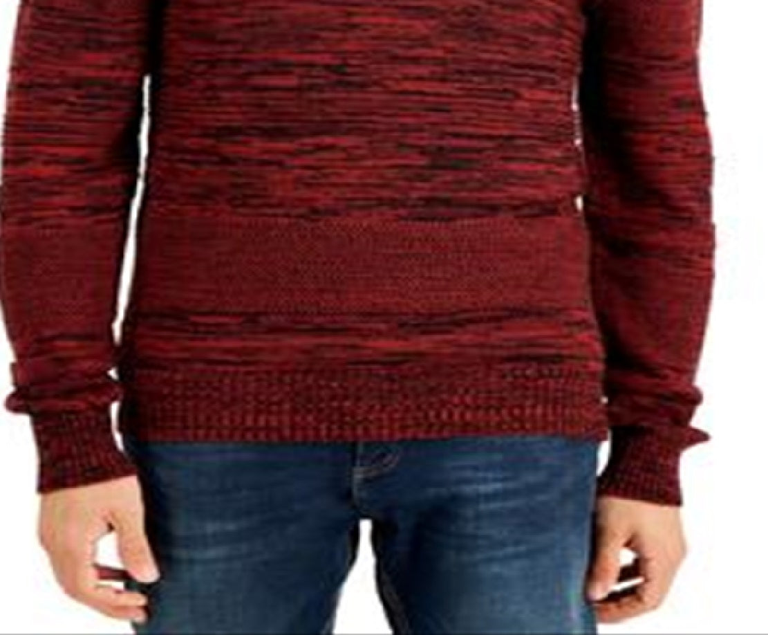 Sun + Stone Men's Stone Shawl Collar Sweater Red Size Small