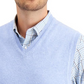 Club Room Men's Solid V Neck Sweater Vest Blue Size XX-Large