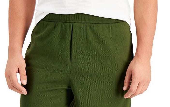 ID Ideology Men's Mesh Break Shorts Green Size Large