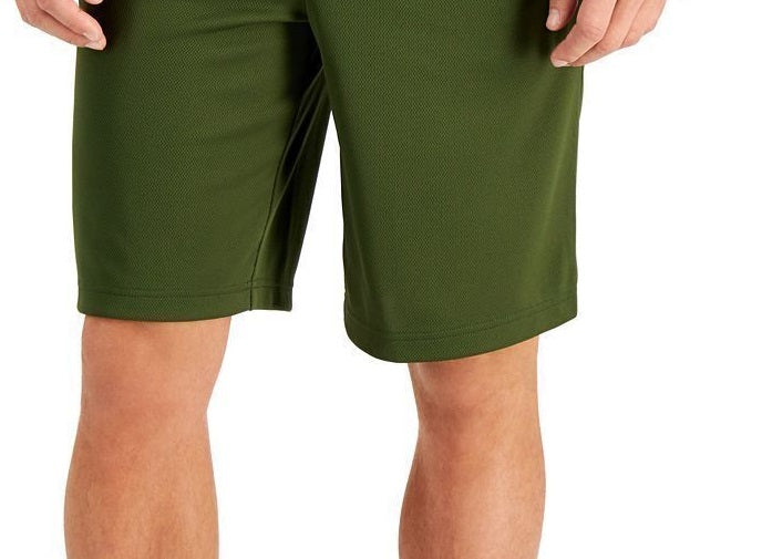 ID Ideology Men's Mesh Break Shorts Green Size Large