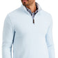 Club Room Men's Birdseye Quarter Zip Pullover Blue Size XX-Large