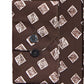 Alfani Men's Slim Fit 4 Way Stretch Dress Shirt Brown 32X33