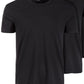 Alfani Men's 5 Pk Moisture Wicking Solid T-Shirts Black Size Small