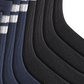 Club Room Men's 8 Pk Stripe Crew Socks Black Size Regular