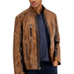 INC International Concepts Men's Jaxyn Jacket Brown Size Medium