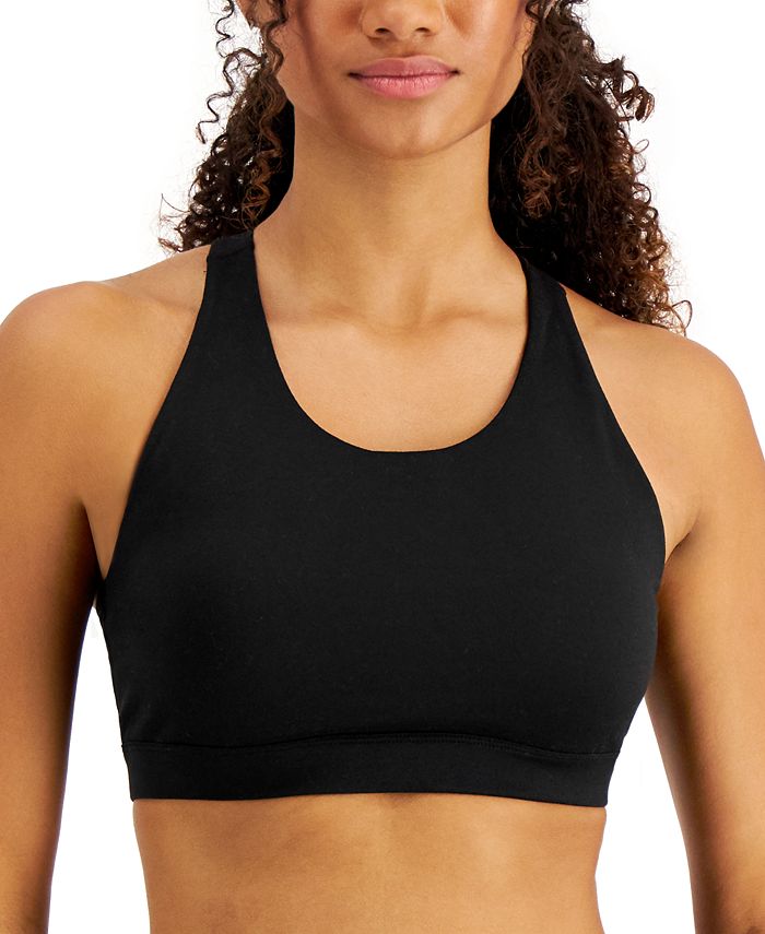 ID Ideology Women's Sweat Set Low Impact Sports Bra Black Size Medium