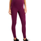 ID Ideology Women's Maternity Leggings Purple Size Medium