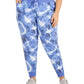 ID Ideology Women's Tie Dyed Jogger Pants Blue Size 3X