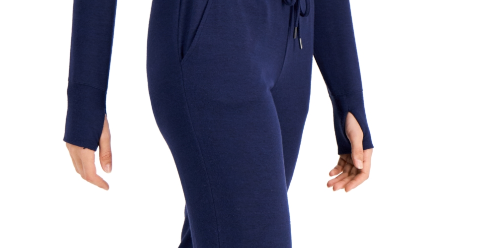 ID Ideology Women's Mushy Knit Joggers Blue Size XL