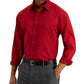 Club Room Men's Regular Fit Solid Dress Shirt Red Size Large
