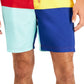 Club Room Men's Regatta Color Block Swimsuit Shorts Red Size X-Large