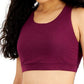ID Ideology Women's Sweat Set Low Impact Sports Bra Purple Size X-Small