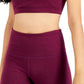 ID Ideology Women's Sweat Set Low Impact Sports Bra Purple Size Small
