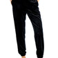INC International Concepts Women's Velvet Jogger Pants Black Size Medium