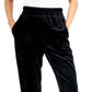 INC International Concepts Women's Velvet Jogger Pants Black Size Medium