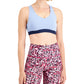ID Ideology Women's Colorblocked Low Impact Sports Bra Purple Size X-Small