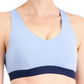 ID Ideology Women's Colorblocked Low Impact Sports Bra Purple Size X-Small