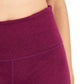 Ideology Women's Moisture Wicking Fitted Upf 50 Biker Heather Active Wear Shorts Purple Size 2X