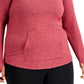 Ideology Women's Plus Knit Hoodie Red Size 3X
