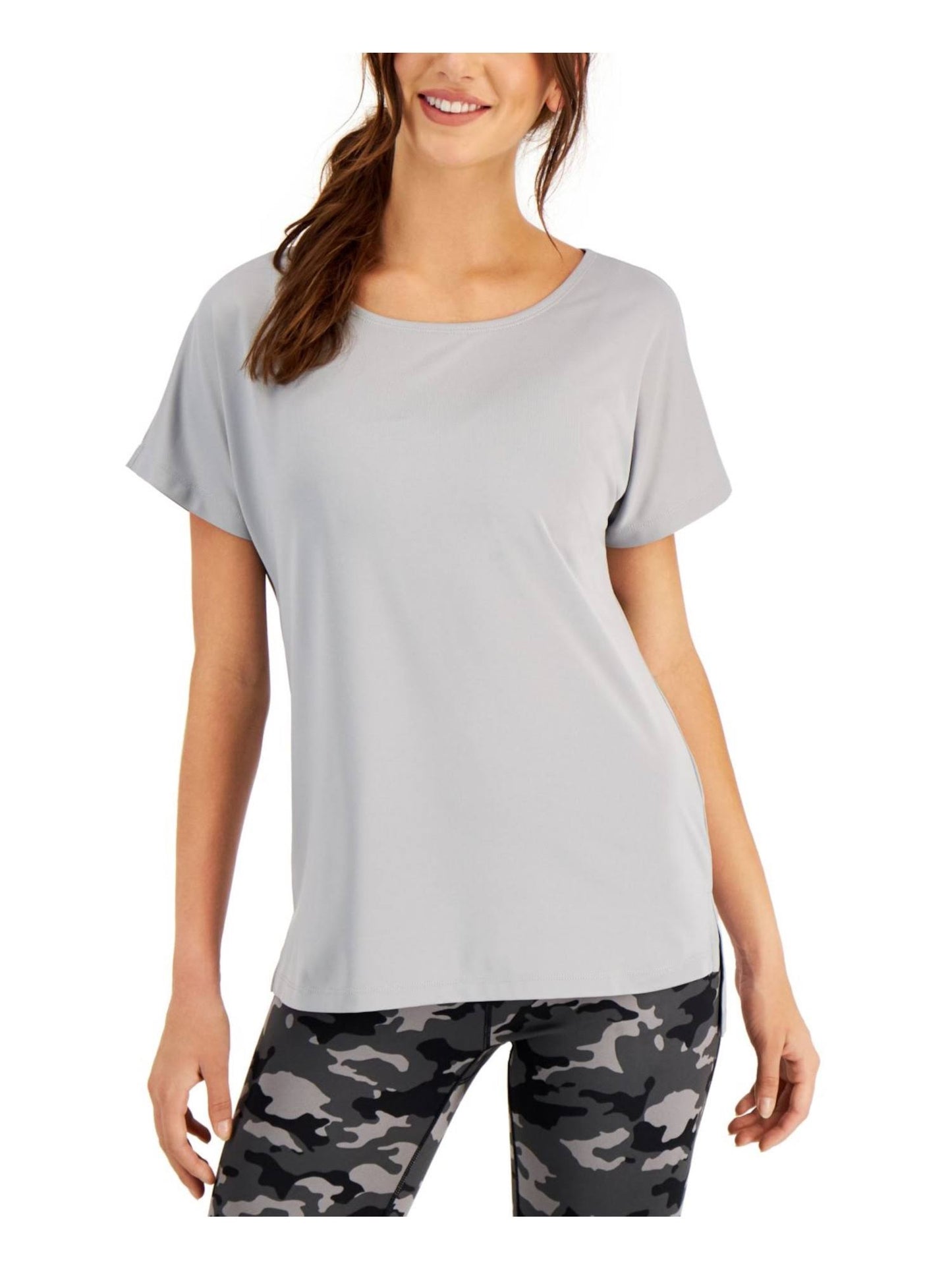 ID Ideology Men's Lightweight Techy T-Shirt Gray Size Large