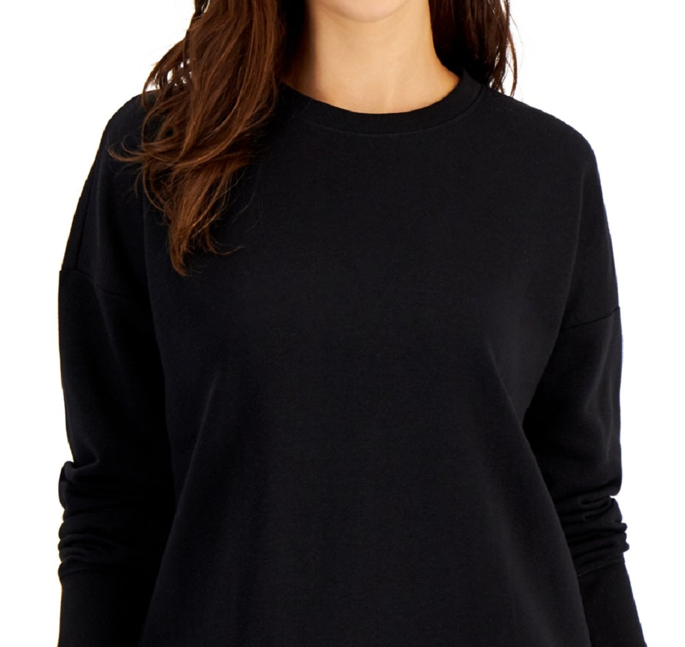 ID Ideology Women's Fleece Sweatshirt Black Size XX-Large