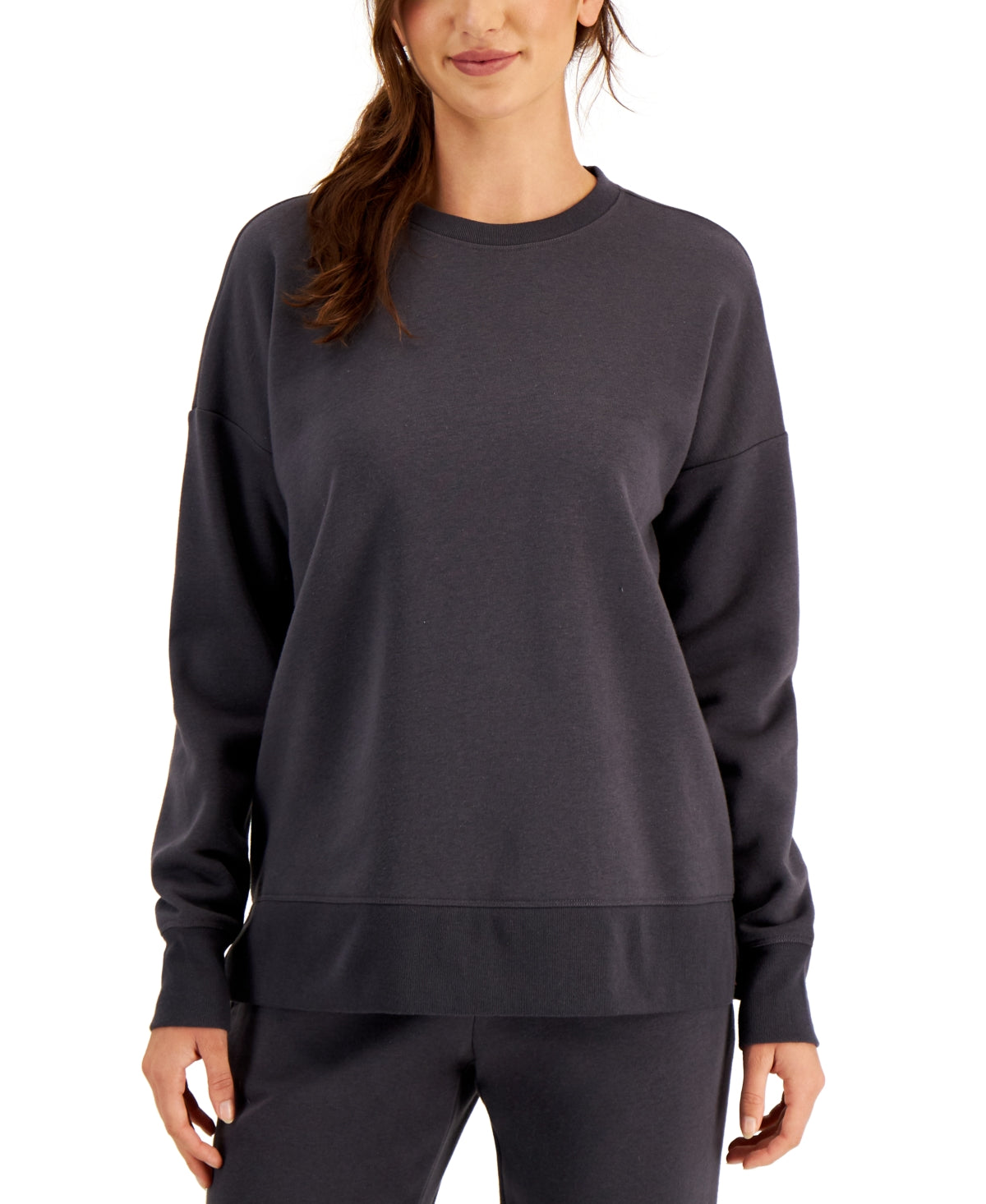 ID Ideology Women's Fleece Sweatshirt Gray Size M