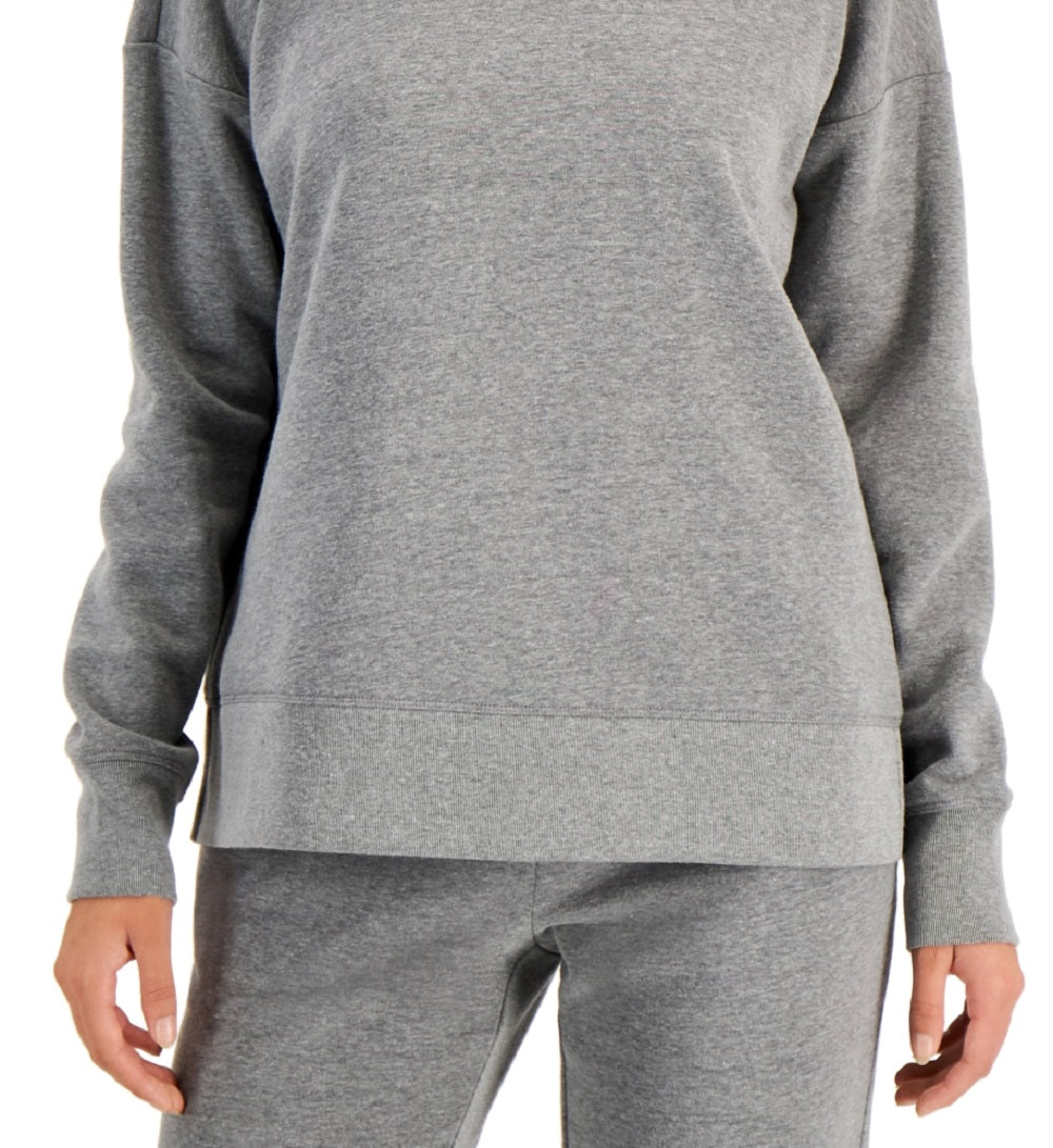 ID Ideology Women's Fleece Sweatshirt Gray Size X-Small