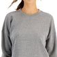 Ideology Women's Fleece Sweatshirt Stormy Hthr Gray Size Medium