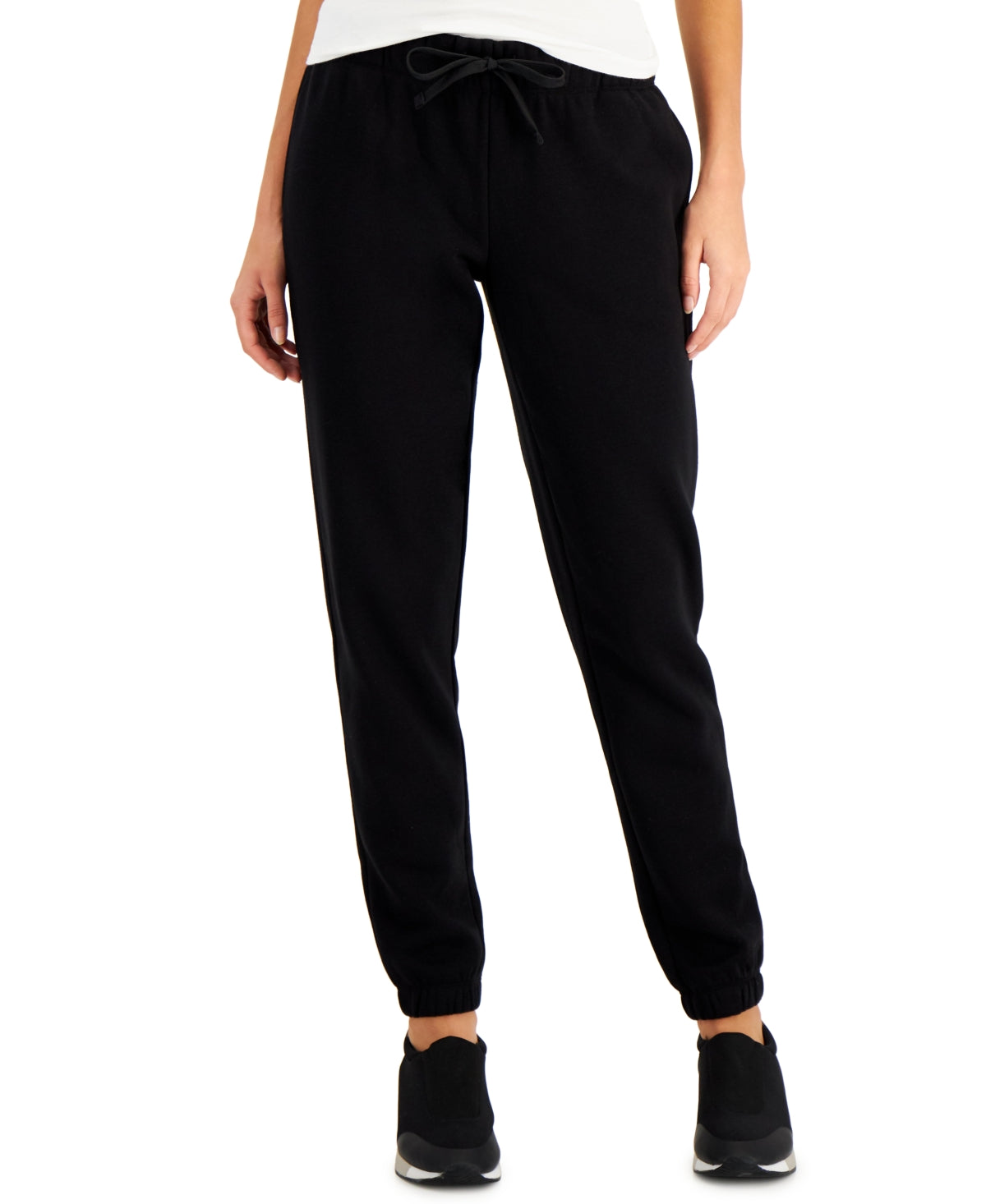 ID Ideology Women's Fleece Joggers Black Size X-Small