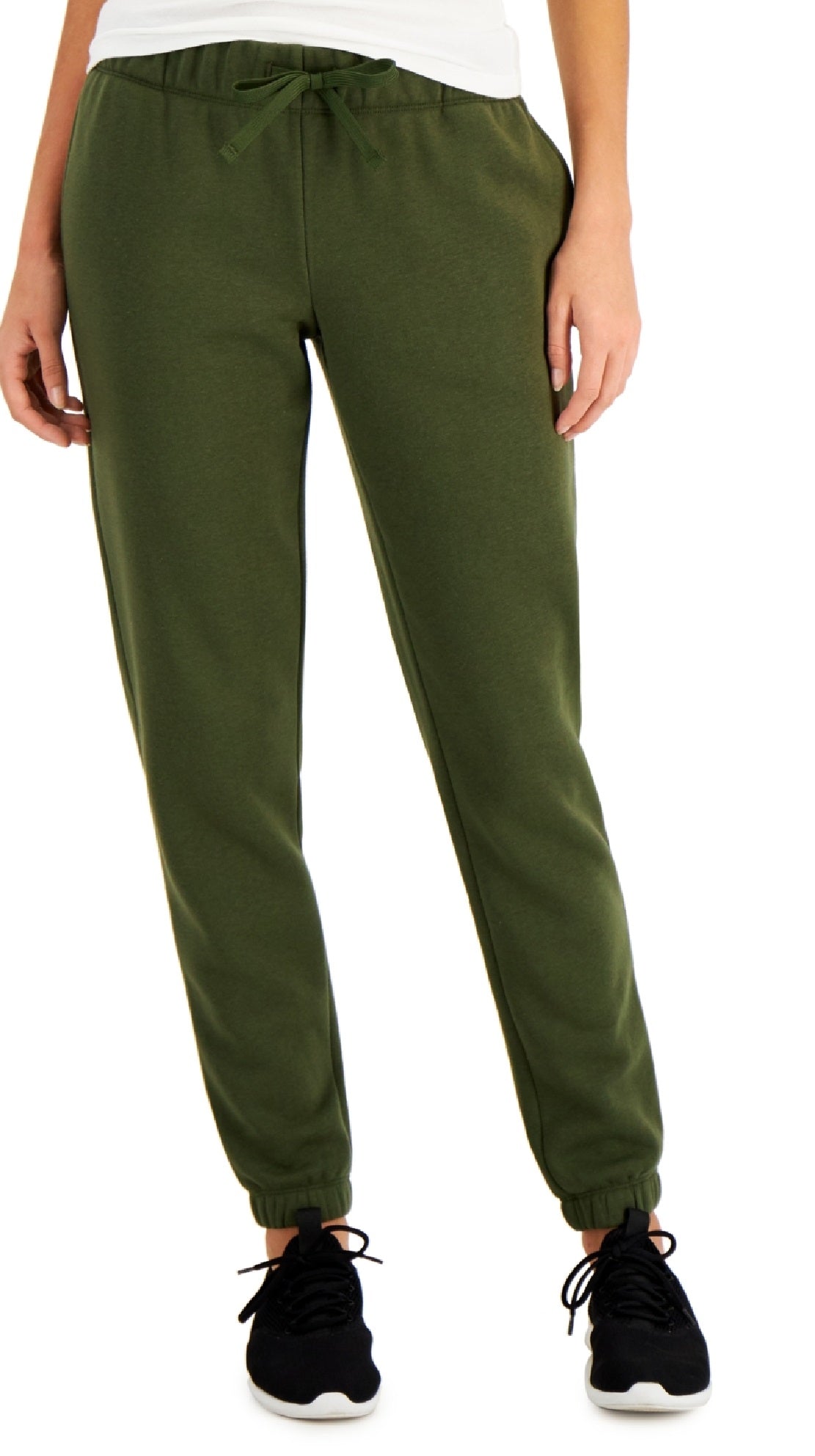 ID Ideology Women's Fleece Joggers Green Size Medium
