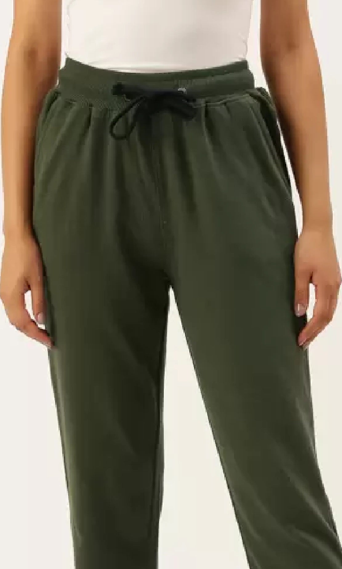 ID Ideology Women's Fleece Joggers Green Size X-Large
