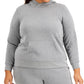 ID Ideology Women's Pullover Hoodie Gray Size 3X