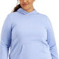 ID Ideology Women's Plus Pullover Hoodie Purple Size 1X