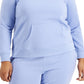 ID Ideology Women's Plus Pullover Hoodie Purple Size 1X