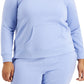 ID आइडियोलॉजी विमेन प्लस पुलओवर हुडी पर्पल साइज़ 2X