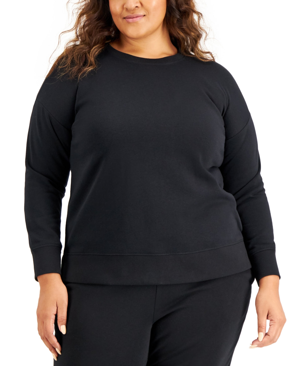 ID Ideology Women's Sweatshirt Black Size 3X