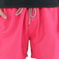 INC International Concepts Men's Regular Fit Quick Dry Solid 5 Swim Trunks Pink Size XX-Large