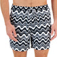 INC International Concepts Men's Wave Print Swim Shorts Black Size X-Large