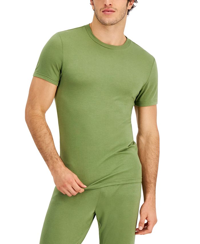 INC International Concepts Men's Pajama Top Green Size Large