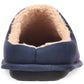 Club Room Men's Moose Print Slippers Blue Size Medium