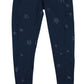 ID Ideology Women's Embossed Star 7/8 Leggings Blue Size Large