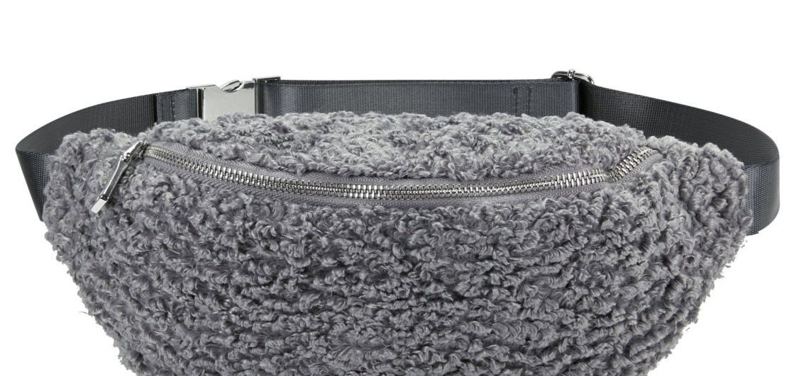 INC International Concepts Women's Kayliee Fanny Pack Gray Size OS